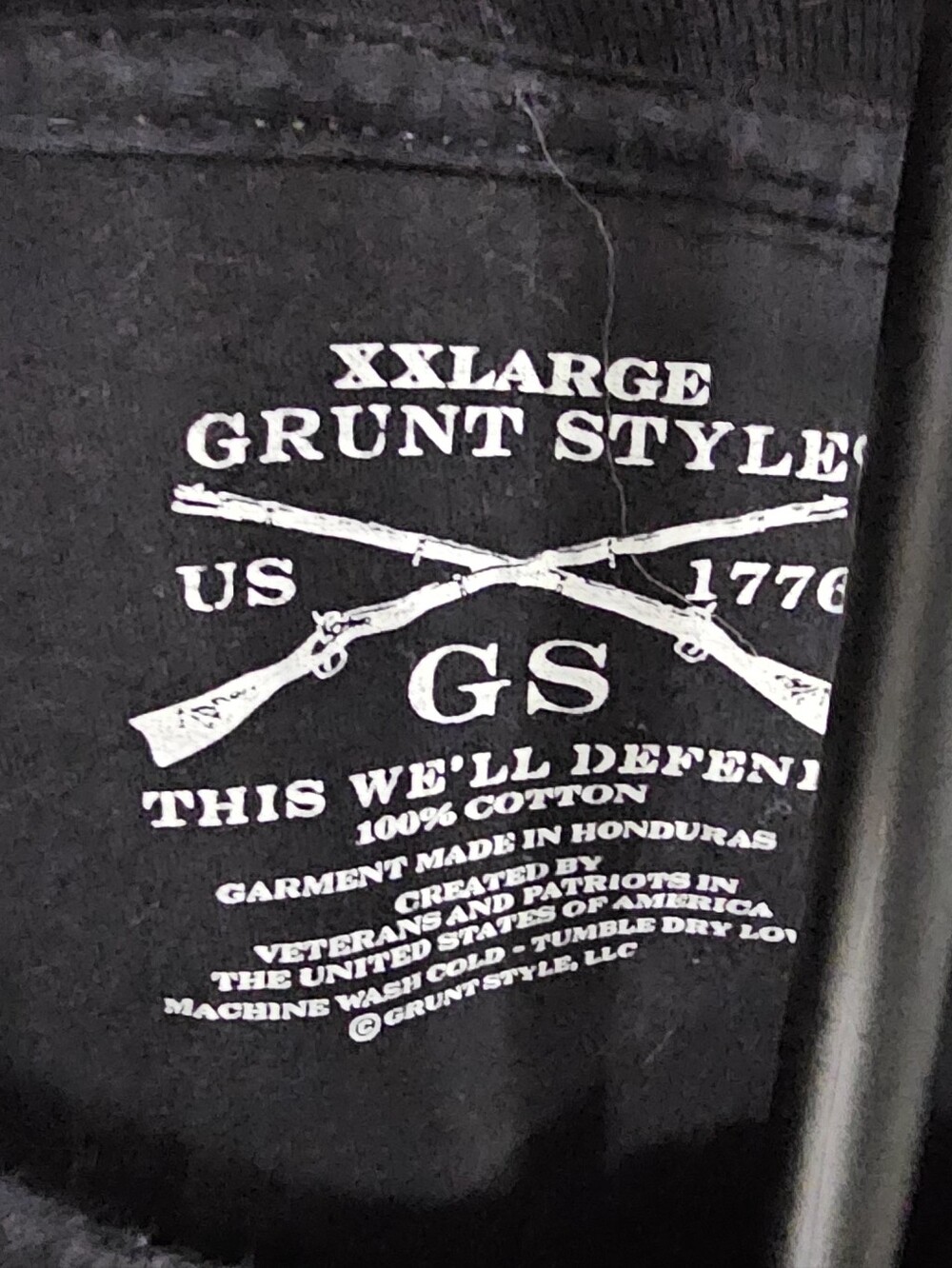 Black Grunt Style "This We Will Defend"T-Shirt Size 2x - Picture 3 of 6